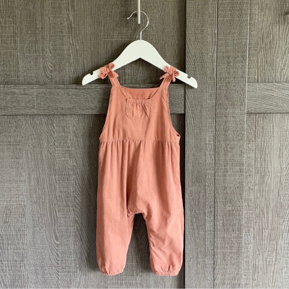 🌸2 for $25🌸 Zara pink fine-walled corduroy romper